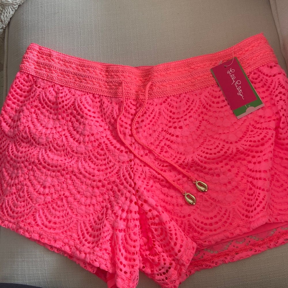 Lilly Pulitzer Coral Reef Claudette Shorts